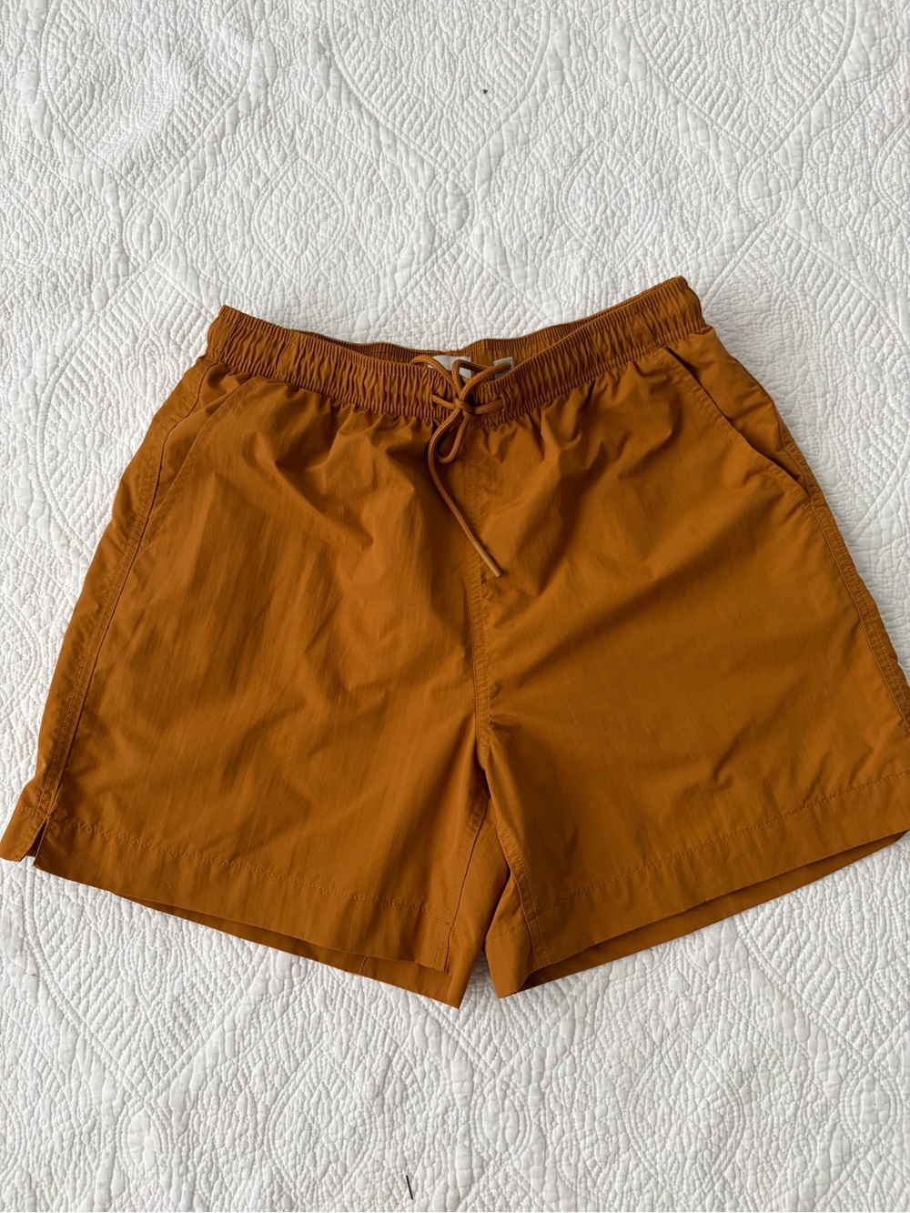 Standard Cloth by Urban Outfitters  Drawstring Shorts /swim Burnt Orange size M.